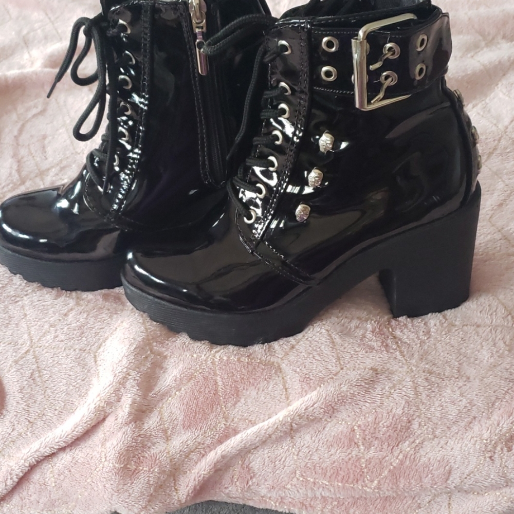Custom combat boots